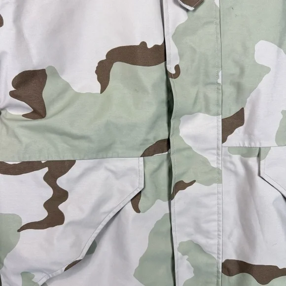 US Military ECWCS Gore-Tex Desert Camo Cold Weather Parka Medium Long